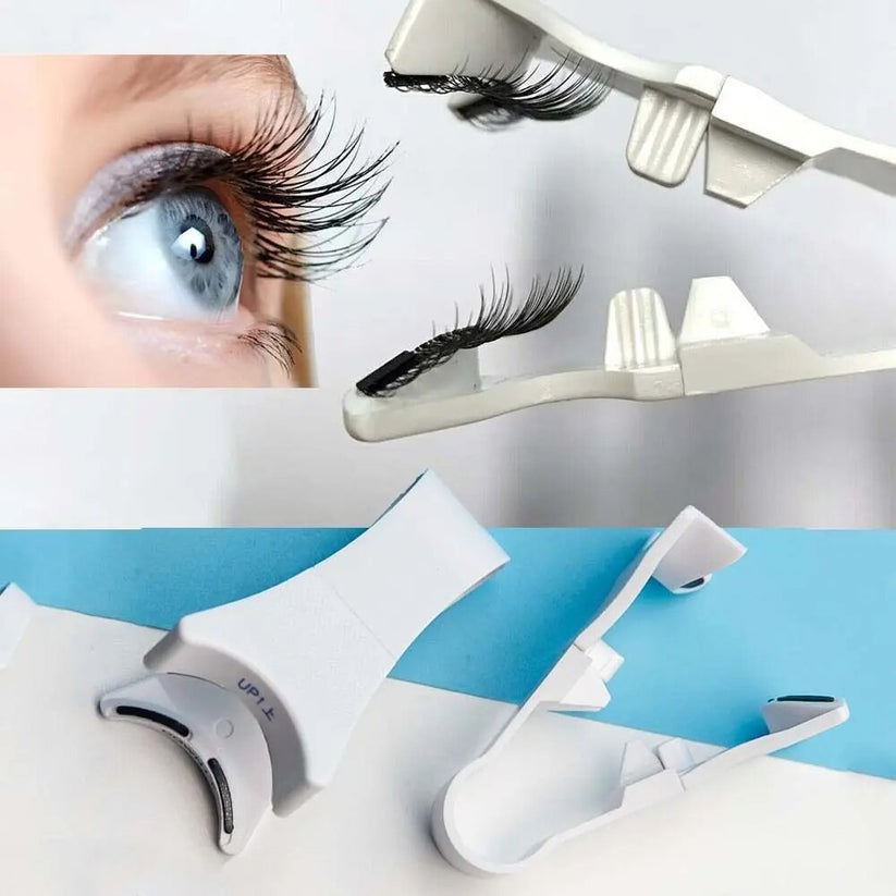 Magnetic Lashes with Curler Tweezer Clip Clamp